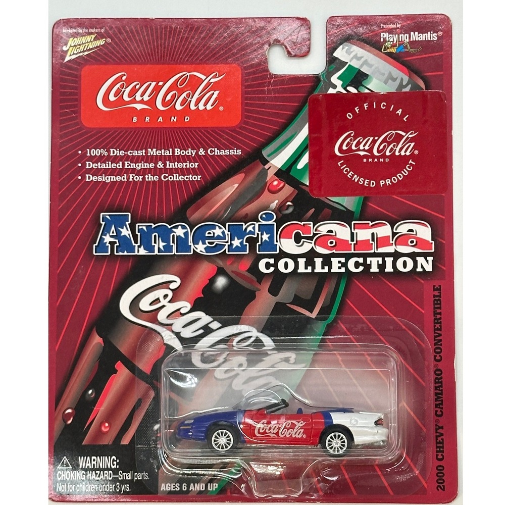 Johnny Lightning Coca-Cola 2000 Chevy Camaro Convertible 1:64 Die-Cast Car New